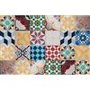 Viniliko Vintage Tiles Tappeto in Vinile, Multicolore, 66 x 100 cm
