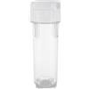 Milisten Bottiglia Filtro Depuratore Acqua Trasparente 10 Pollici Resistente e Spesso in Pet e Pp per Cucina e Lavatrice Facile Installazione