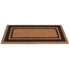Casatessile Zerbino in cocco SUPER cm 40X80 per Esterno Porta Entrata, Retro Antiscivolo Tappeto Raschiafango - MARRONE