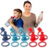 Water No Limits WNL | Tappi in Silicone per Bottiglie d'Acqua e Vino | Tappi Universali per Borracce per Bambini | Coperchi Flessibili per Biberon | Senza BPA (5)