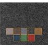 ANRO - Zerbino Poet, lavabile, impermeabile e robusto per ingresso, porta di casa, corridoio, cucina, camera da letto, 90 x 150 cm, colore: nero