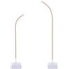 Beaudreaul Kit di supporto per palloncini, 2,5 m e 1,5 m, per palloncini, per compleanno, matrimonio, laurea, anniversario, oro