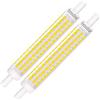 EXTRASTAR Lampadina LED R7S 118 mm 8 W (Equivalente 80 W), ExtraStar LED R7S Luce Fredda 6500 K, 800 lm, 360° Angolo di Fascio, confezione da 2