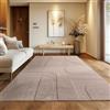 Carpettex Tappeto 140x200 cm Beige Scandi Boho Effetto 3D Lavabile