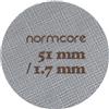 Normcore 51 mm Puck Colino/Filtro/Espresso Colino doccia inferiore/Filtro a contatto - Acciaio inossidabile 316