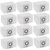 Chuancheng Sacchetti di ricambio per aspirapolvere robot Ecovacs Deebot X1 X1 Plus T10 T10 Plus (12 pezzi)