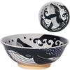 minoru touki Minorutouki Mino ware White Wave Whale Noodle Bowl φ8.15×H2.85 598,5 g Made in Japan