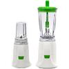 COSE DA CASA Frullatore con tritatutto 2 in 1 bicchiere graduato 400 ml lame in acciaio inox utile per tritare frullare puree verdure carne (VERDE)