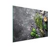 DarHaus Tagliere da cucina in vetro temperato, Copri-piano cottura a induzione, piano decorativo universale 40x30 cm, Spezie di ardesia
