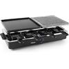 Tristar Raclette - 4 in 1 - per 8 Persone RA-2992, 1300 W, Pietra ollare