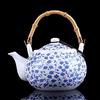 Generic Cinese Jingdezhen Teiera Antica ad Alta capacità Dipinta a Mano Teiera in Ceramica di Porcellana Blu e Bianca - No.22