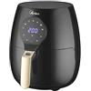 KASANOVA Friggitrice ad aria digitale Ardes 1450 W, con cestello 5 litri Nero