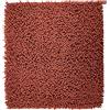 Saniplast Chloè tappeto bagno con ricciolo di ciniglia tinta unita, misura 56x56 cm - colore terracotta