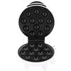 Jenngaoo Takoyaki Maker, Macchina Elettrica per Waffle per Uova con Coperchio Utensile da Cucina in Acciaio Inossidabile per Takayaki Octopus Ball Cake Pops Bubble Egg Waffle 220-240V 50/60Hz 1200W