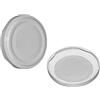 AsiaShopping 100 TAPPI CAPSULE CONSERVA BARATTOLO TAPPO CON GUARNIZIONE DIAMETRO 82 MM