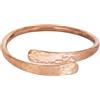 Touchstone realizzato a mano da abili artigiani, martellato a mano con rame puro di alta qualità, bracciale a spirale in tonalità naturale per uomo e donna.