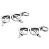 BBDMind 6 ciondoli a forma di occhiali in argento Sterling 3D, in argento 925, occhiali ossidati, per braccialetti e collane, Argento sterling
