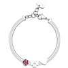 S'Agapõ Bracciale Donna in Acciaio e Cristalli | Collezione Click - SCK250