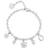 Brosway Bracciale Donna in Acciaio e Cristalli con Simbolo Fiore | Collezione Chakra - BHKB251