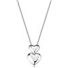 S'Agapõ Collana Girocollo Donna, Collana Donna in Acciaio con Simbolo Cuore | Collezione Stellar - SSE55