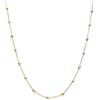 SINGULARU - Collana Long Dots. Acciaio con Placcatura in oro 18 kt. Gioielli da donna.