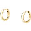Morellato Orecchini Donna in Argento 925‰ riciclato Dorato a Cerchio, Collezione TESORI, Regalo Mamma - SAIW248