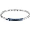 MASERATI Bracciale Uomo in Acciaio, Cristalli, Collezione Iconic - JM224AVD40