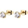 Brosway Orecchini Donna, Orecchini a Lobo in Acciaio e Cubic Zirconia | Collezione DESIDERI - BEIE008
