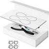 LOVIVER Kit Braccialetto Permanente Bracciale bloccato Fai da Te Regali per Coppie di Moda Creazione di Braccialetti per Compleanno in Spiaggia Matrimonio, 1 Paio d'Argento
