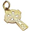 jewellerybox Sayers London, ciondolo a forma di croce celtica in oro 9 K