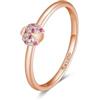 Rosato Anello Donna In Metallo Prezioso Con Simbolo Coccinella | Collezione Allegra - RZA020