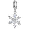 LES FOLIES DI PAOLA GRIECO Charm Fiocco Neve Ghiaccio Inverno ciondolo pendente in argento 925 - Les Folies per Pandora