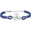 amorili Bracciale Trinacria Siciliana Uomo Donna | Simbolo Sicilia in Acciaio Inox e Corda Nautica | Gioiello Artigianale Siciliano | Idea Regalo per Amanti della Sicilia