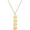 INBLUE Collana Commemorativi Personalizzata Animali Domestici, Ciondolo a Zampa di Cane per Donna, Gioiello con Zampa Nome Inciso, Argento 925/Acciaio Inox, Regalo per Amanti Degli Animali -C4