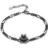 GBTROEY Bracciale personalizzato con foto Bracciale personalizzato con zampa di cane con immagine all'interno del bracciale di proiezione della foto Gioielli per animali domestici per donne uomini