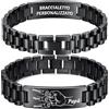 JONZIN Bracciale Uomo Personalizzabile con Incisione- Braccialetto Personalizzato con Nomi Figli, Regalo Personalizzato per Papa Nonno, Idee Regalo Festa del Papà Compleanno Natale