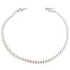 Gioielleria Bucci Bracciale Tennis in oro Bianco 18 kt con Zirconi Bianchi Taglio Brillante