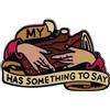 Pinstant Twin Peaks My Log Has Something to Say - Spilla smaltata, 3,2 cm, smaltata, 3,2 cm