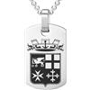 amorili Collana Marina Militare Uomo Donna in Acciaio Inox | Simbolo Marina | Girocollo Catena Resistente Antiallergica | Gioiello Nautico Regalo Perfetto cll0761