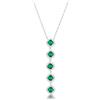 Brosway Collana Donna, Collana in Argento e Life Green | Collezione Fancy - FLG137