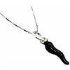 Generic Collana Cornetto Corno Nero Portafortuna Uomo Donna In Argento 925 Idea Regalo (40)