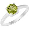 Ravishing Impressions Jewellery Ravishing Impressions Anello in argento Sterling 925 con pietre preziose peridoto verde, fidanzamento, matrimonio, anniversario, matrimonio, compleanno, gioielli da donna, pietra peridoto/olivino