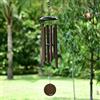 Vanquer Campanelli a vento per esterni con tono profondo - 96 cm, spazio esterno, campanelli a vento dai toni profondi, campanelli a vento all'aperto, campanelli a vento commemorativi, regali di