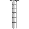 Dirfuny Rustproof metallo giardino verticale ombrello traliccio per piante rampicanti viti in vaso verdure fiori patio reticoli metallici griglia torre per edera cetrioli clematide vasi