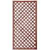 GrecoShop Griglia/Steccato/Pannello grigliato in legno trattato per giardino e terrazzo 180x90cm