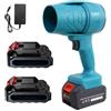 DE ROSA SHOP Soffiatore a Batteria 48V Soffiatore Foglie Portatile Senza Fili Mini Turbocompressore Velocità Aria 146 kmh con 2 Batterie per Giardino Auto Casa