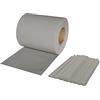 jarolift PVC Strisce Frangivista per Recinzione, Impermeabile, Frangivento, Incluse 25 Clip di Fissaggio, Rotolo 40 m x 19 cm, Grigio