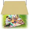 GAIFNAG Rete Ombreggiante Telo Ombra 250 x 350 cm 185 G/M² Impermeabile, Antistrappo, Telone Frangivista e Frangisole per Esterno, Giardino, Piscina, Giallo sabbia
