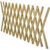 VERDELOOK Recinzione Estensibile in Legno 250x80 cm, Anche per Decorazione e Arredo Giardino, Traliccio Estensibile per Piante