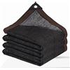 ZOZIJIU Telo ombreggiante - Tenda parasole per esterni con occhielli, rete da giardino per piante protezione dal calore, serra, patio, canile e pollaio (4,9 x 6,1 m)